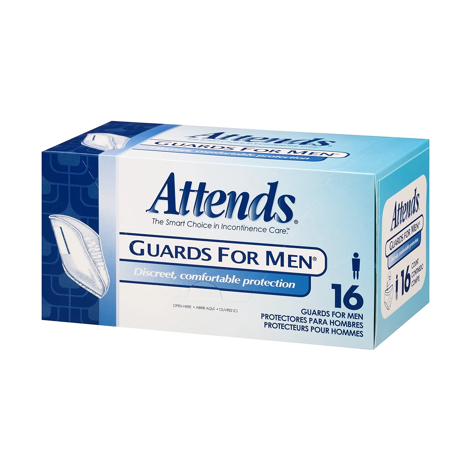 Attends Attends Guards For Men (DPCMG0400) on a white background