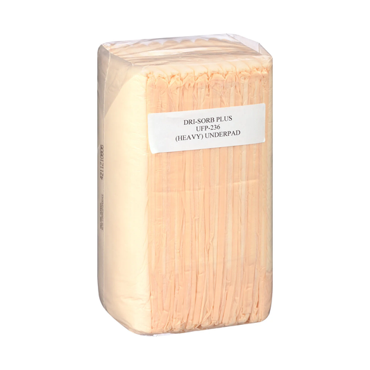Attends Attends Care Dri-Sorb Disposable Underpads (DPCUFP236, DPCUFP300) on a white background