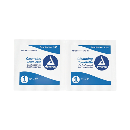 Dynarex Dynarex Cleansing Towelettes (DX1301) on a white background
