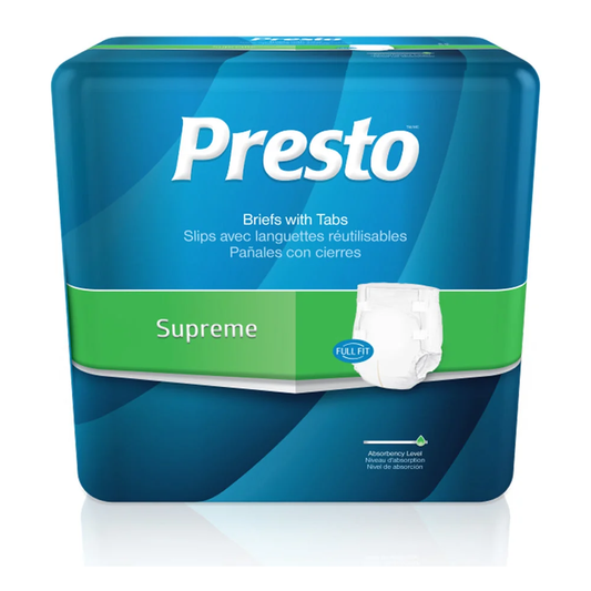 DRYLOCK TECHNOLOGIES Presto Supreme Unisex Full Fit Briefs With OdorSecure® (DYLABB21010, DYLABB21020) on a white background
