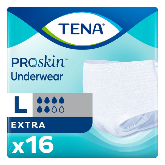Tena TENA ProSkin Fully Breathable Protective Adult Incontinence Pull-Up Underwear, Extra Absorbency (ENA72116, ENA72232) on a white background