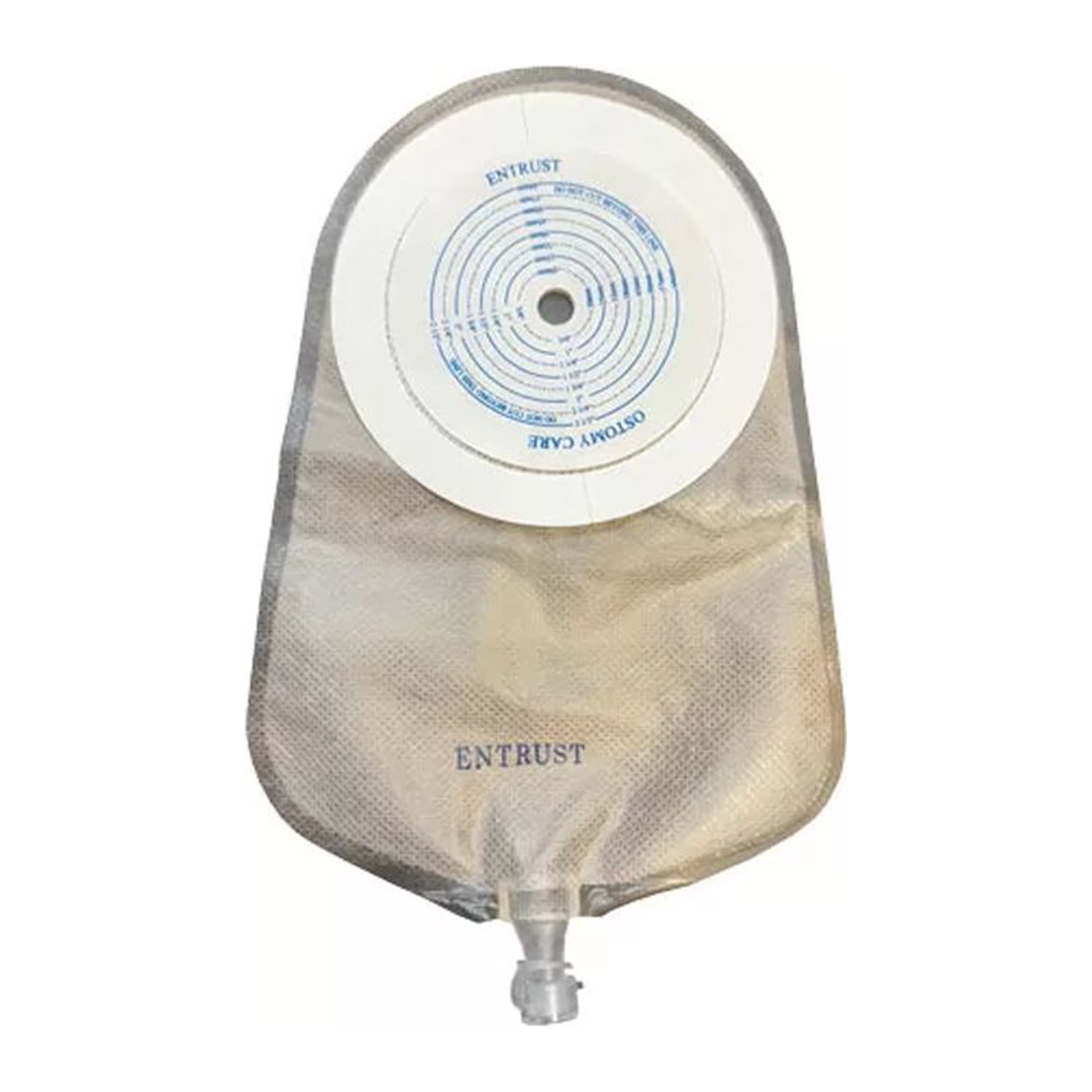 Fortis Entrust extended-wear one-piece urostomy pouch, convex pre-cut W-FTS170 family; exact opening selected by SKU.