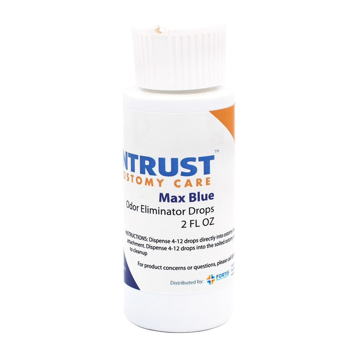 Fortis Entrust Max Blue Odor Eliminator 2 oz bottle
