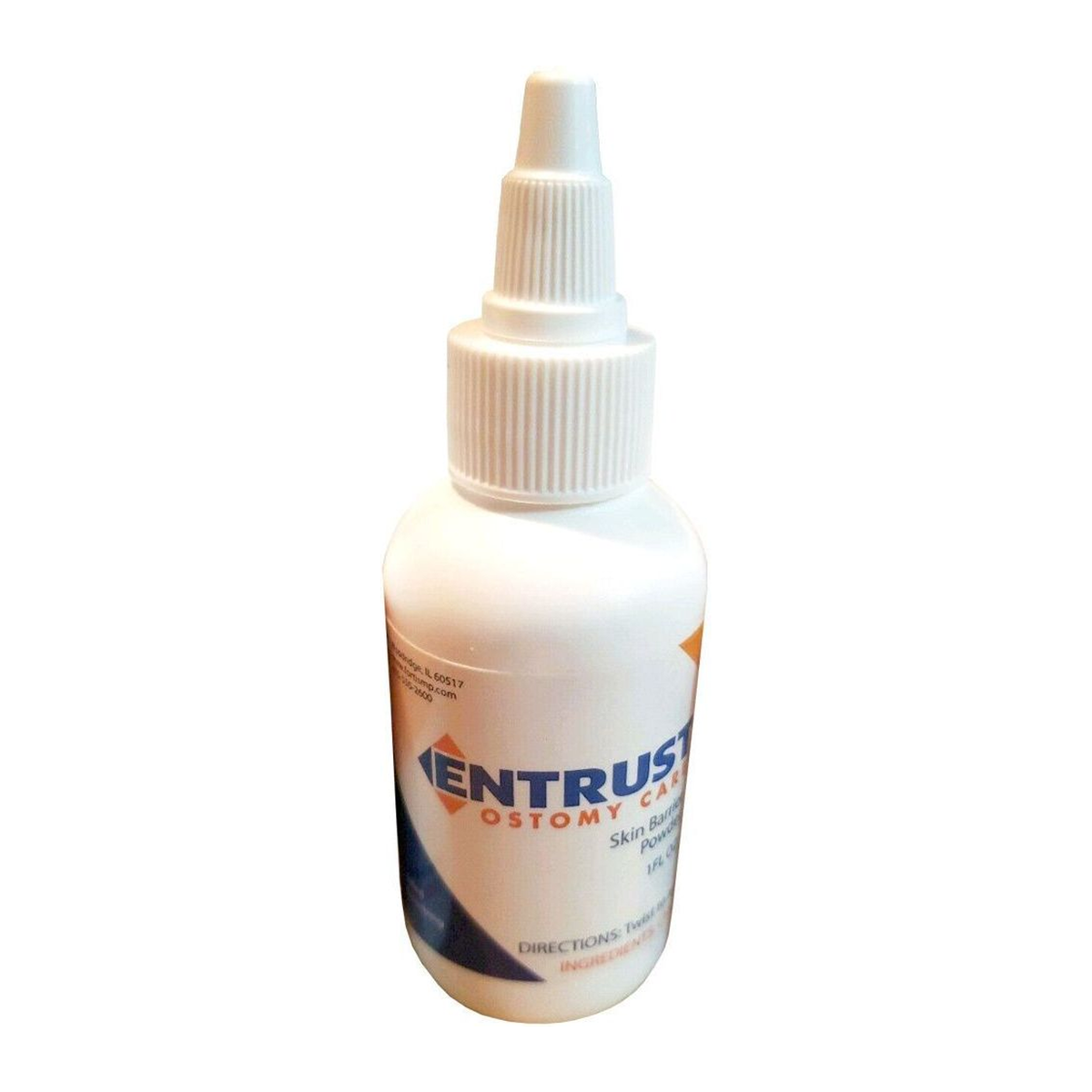 Fortis Entrust ostomy protective powder, model 6800, 1 ounce bottle