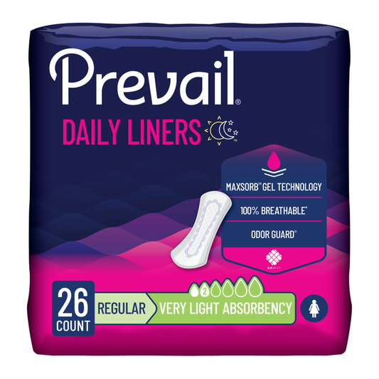 First Quality Prevail Bladder Control Pads (FQPPV926, FQPBC012) on a white background