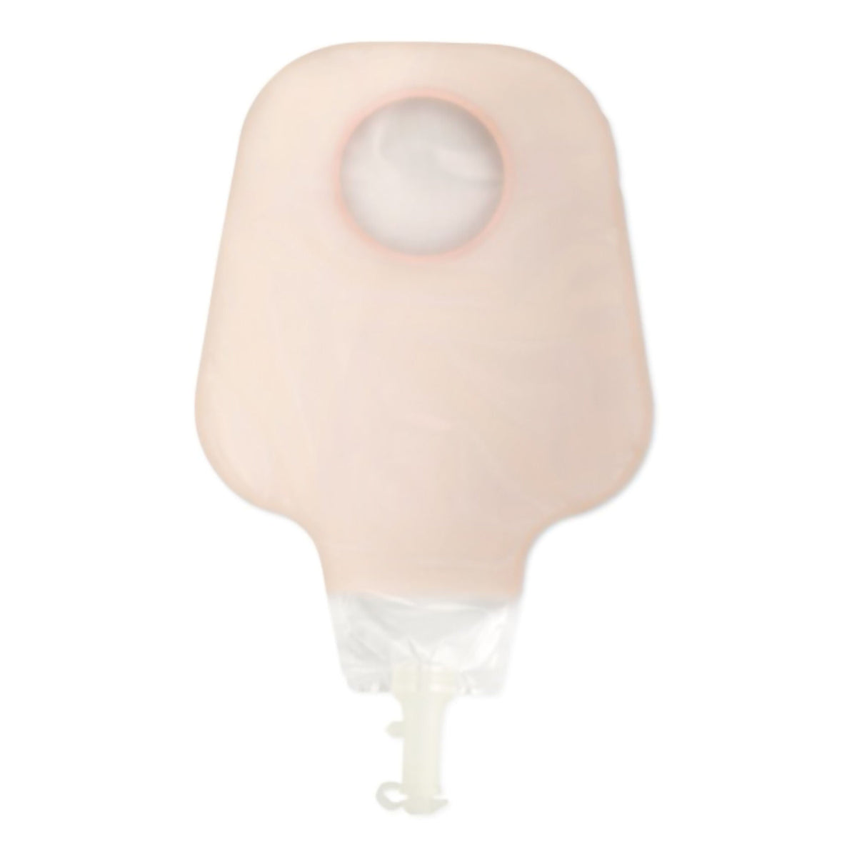 Hollister New Image Two-Piece High Output Drainable Ostomy Pouch – Soft Tap. Exact HLL18012 front view on white.
