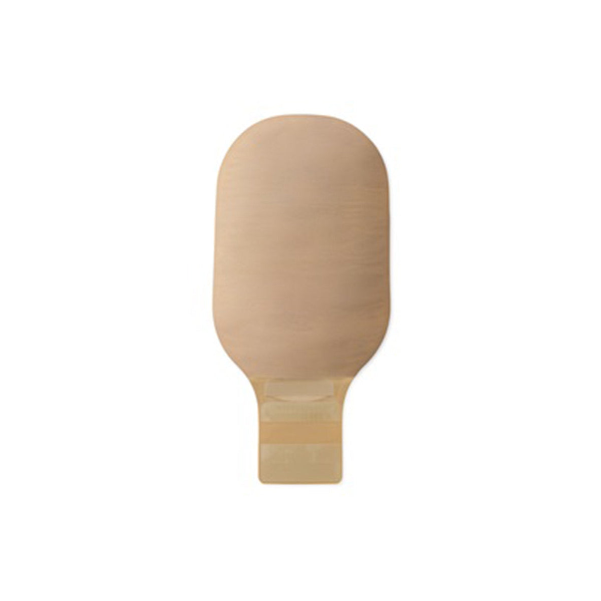 Hollister Premier Convex Flextend One-Piece Drainable Pouch – Beige Pre-Cut. Exact Hollister 8294 product image, single back/body-side view.