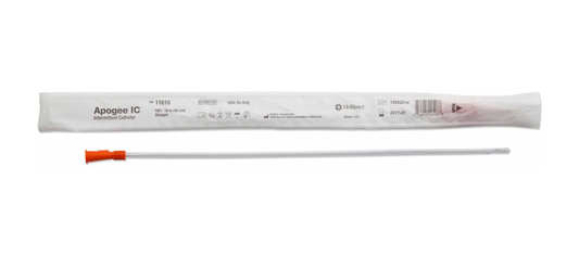 Hollister Hollister Apogee® Essentials Straight Tip Intermittent Catheter - Male (HO10816, HO10816-BX) on a white background