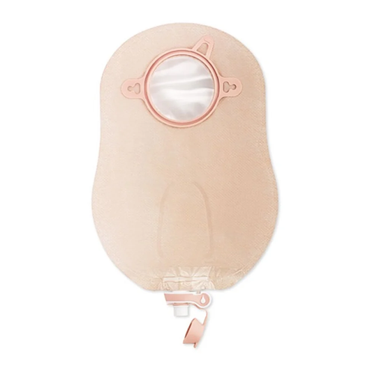 Hollister Hollister Two-Piece Urostomy Pouch - 9" (HO18922-BX, HO18923-BX) on a white background
