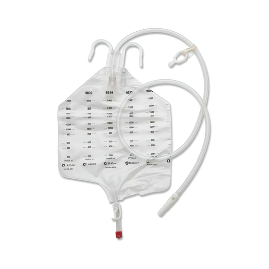 Hollister Hollister Bedside Drainage Collection System with Anti-Reflux Valve (HO9839) on a white background
