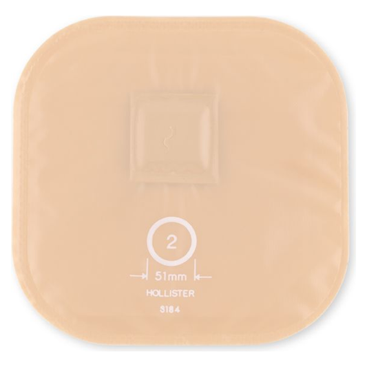 Hollister 3184 adhesive-border stoma cap, 2-inch opening