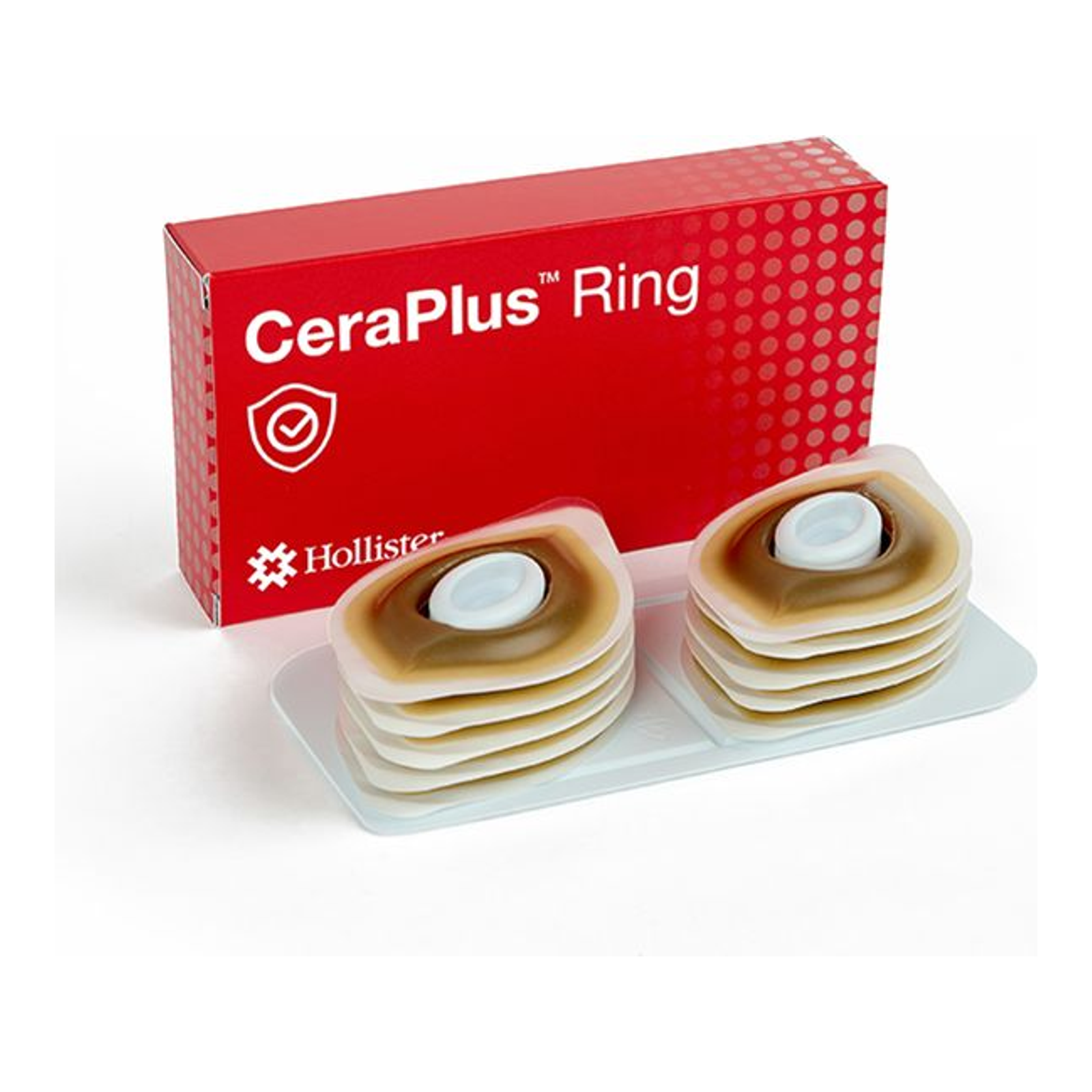 Hollister CeraPlus oval convex barrier rings with box