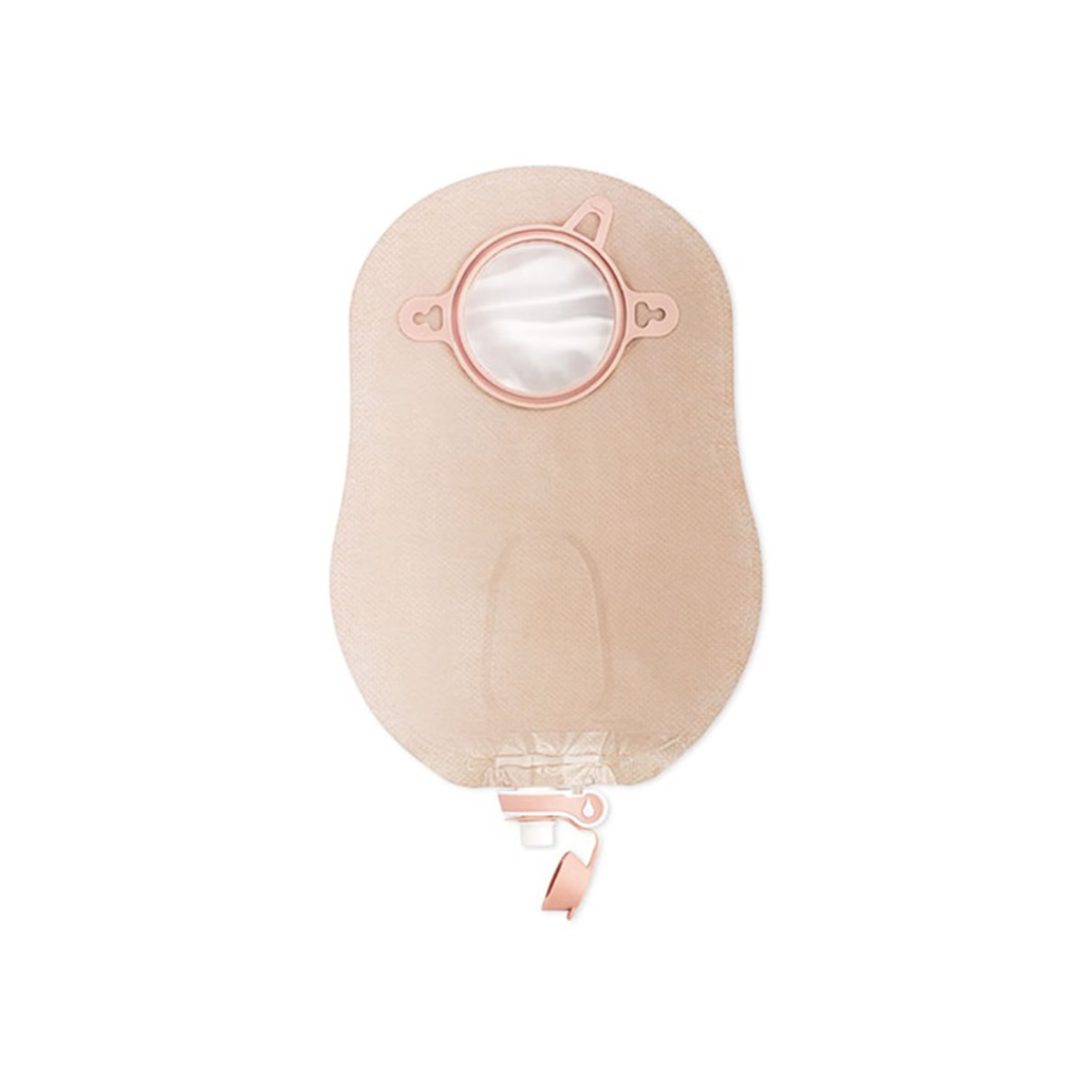 Hollister New Image Original Design two-piece urostomy pouch, Ultra-Clear item 18422, back view