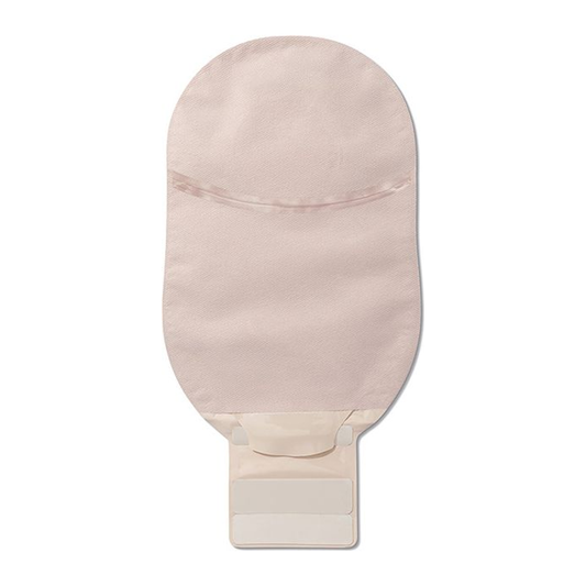 Hollister Premier one-piece drainable flat Flextend Lock n Roll no-filter pouch, official family image on white