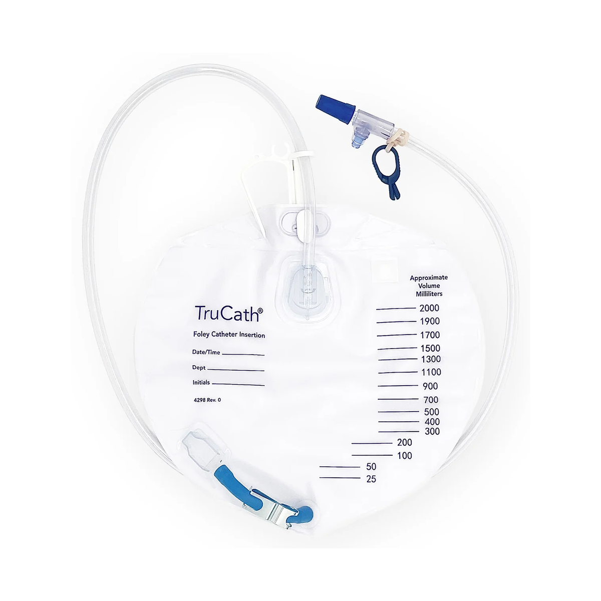 HR HealthCare TruCath® 2000 ml Night Drainage Bags (HRPN2000) on a white background