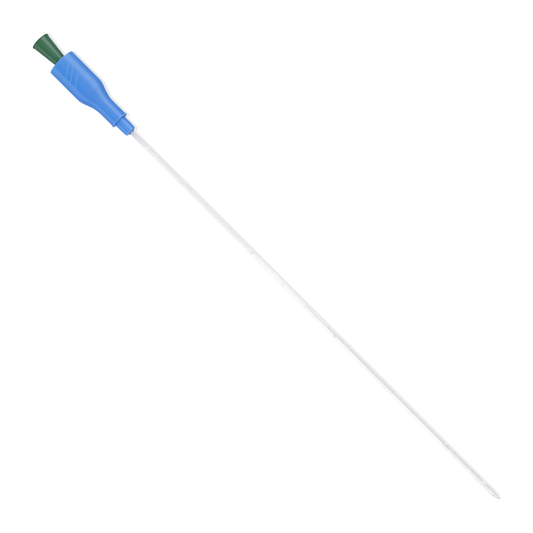 TruCath Oasis ready-to-use hydrophilic coudé tip catheter with TruProtect grip, RH1416C family