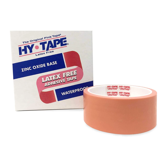 Hy-Tape 110BLF latex-free adhesive tape on a white background