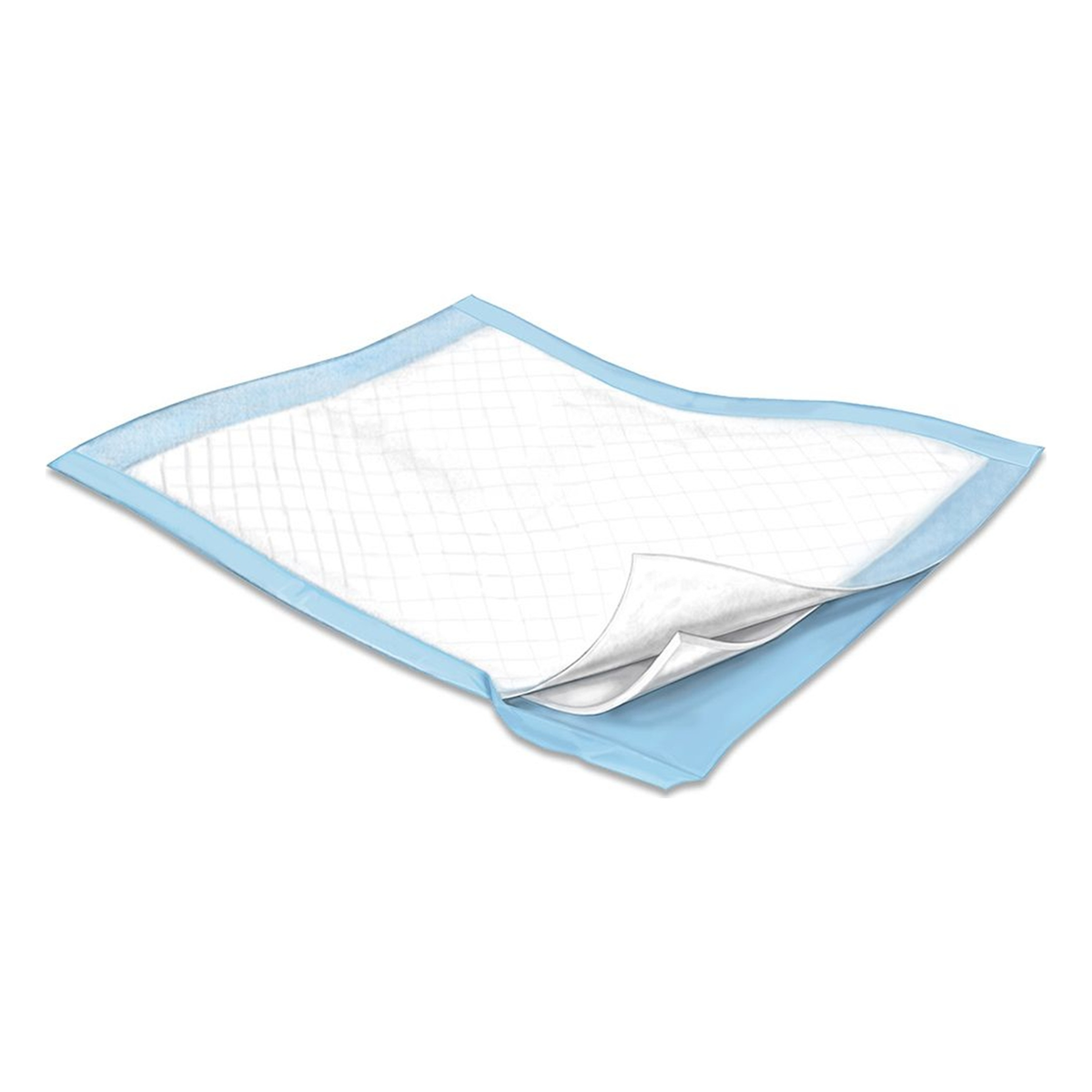 Kendall Covidien Simplicity Basic 23 x 24 inch disposable underpad (KN7134) on a white background