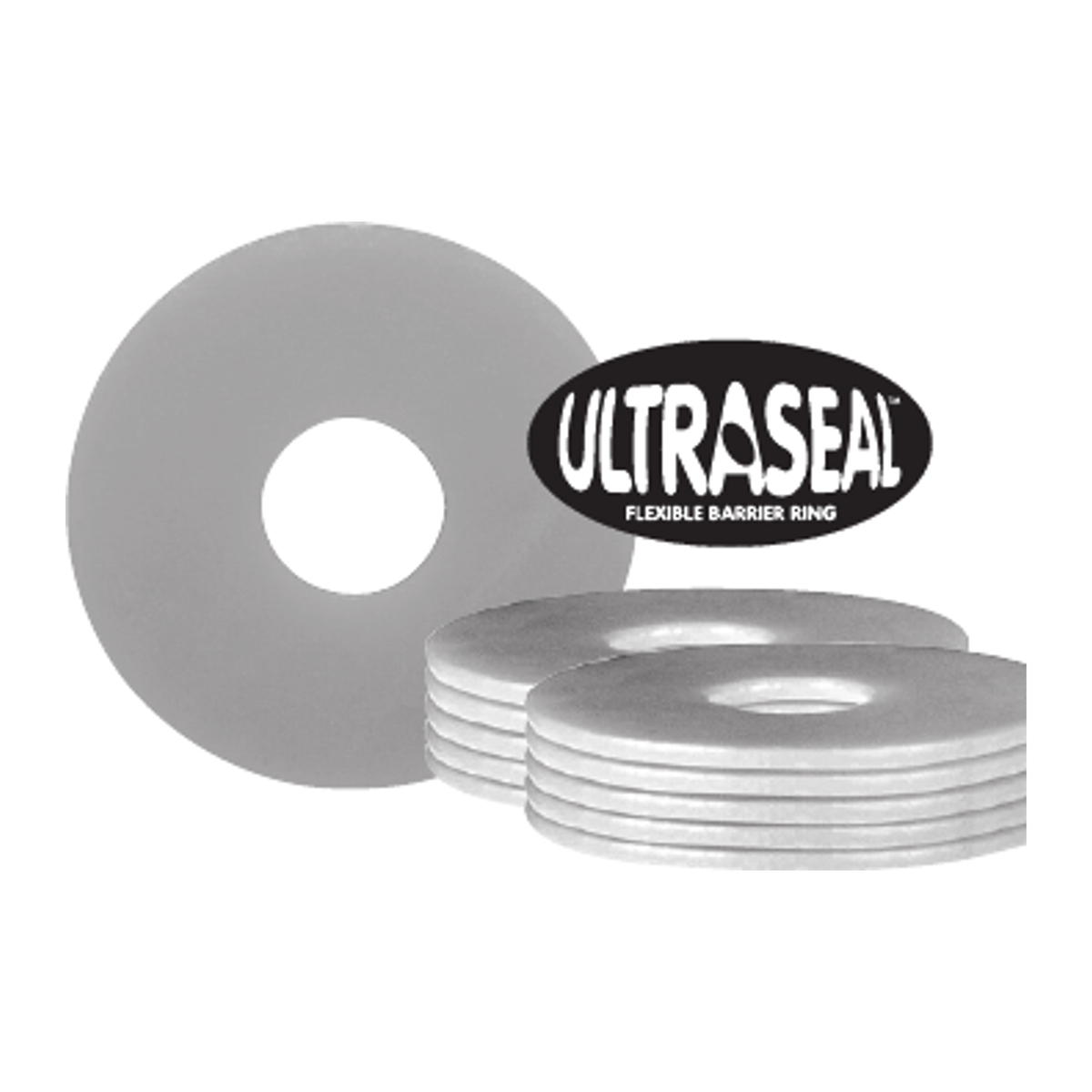 Marlen regular UltraSeal flexible barrier rings model 9500, 2 in, box of 10