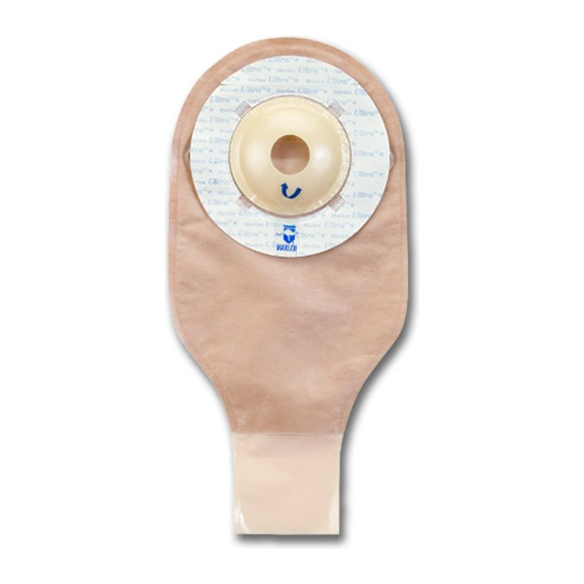 Marlen UltraLite one-piece shallow-convex AquaTack drainable ostomy pouch.