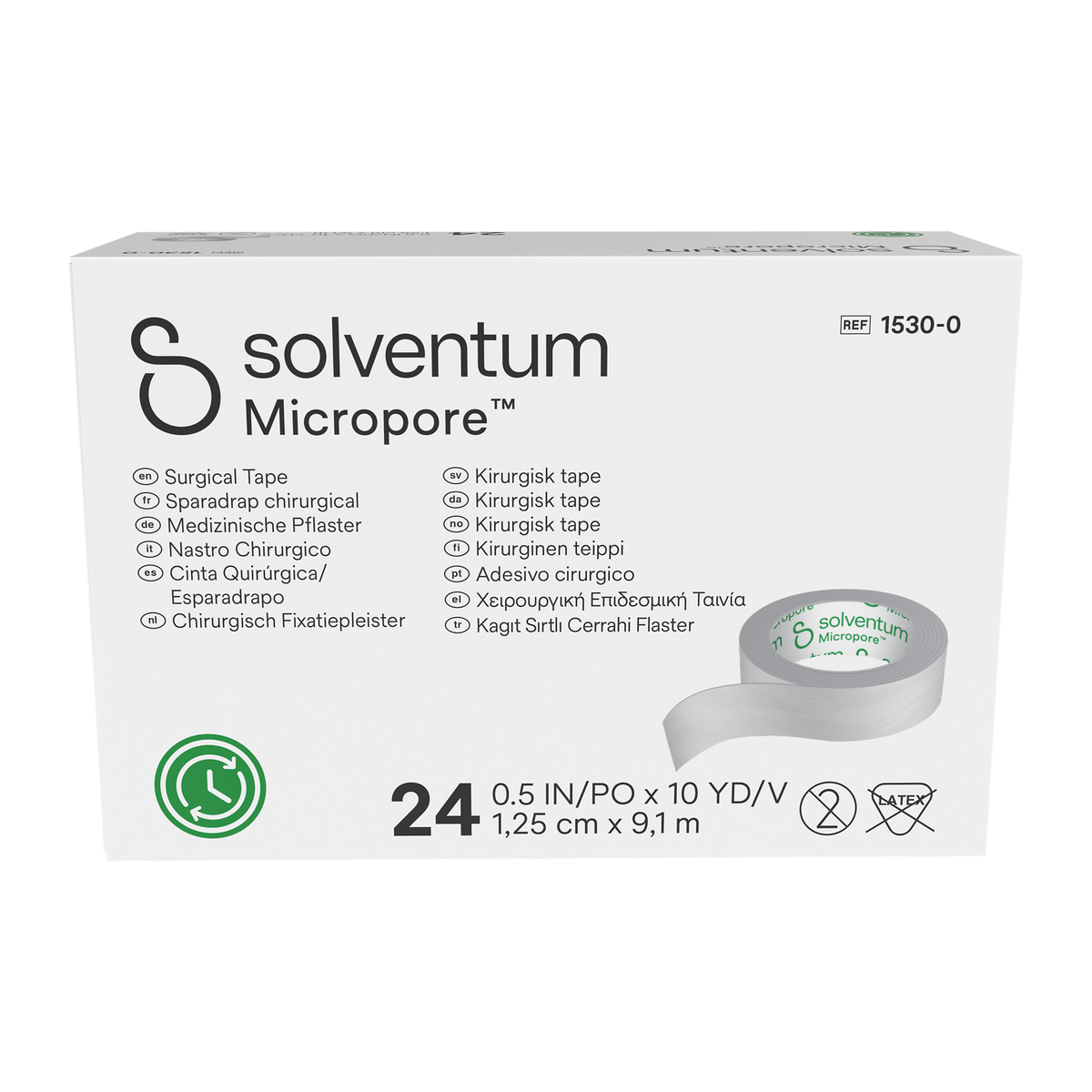 Solventum Micropore White Surgical Tape 1530-0