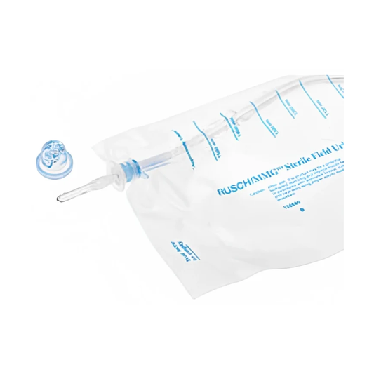 Rusch MMG 14 Fr closed-system catheter with collection bag