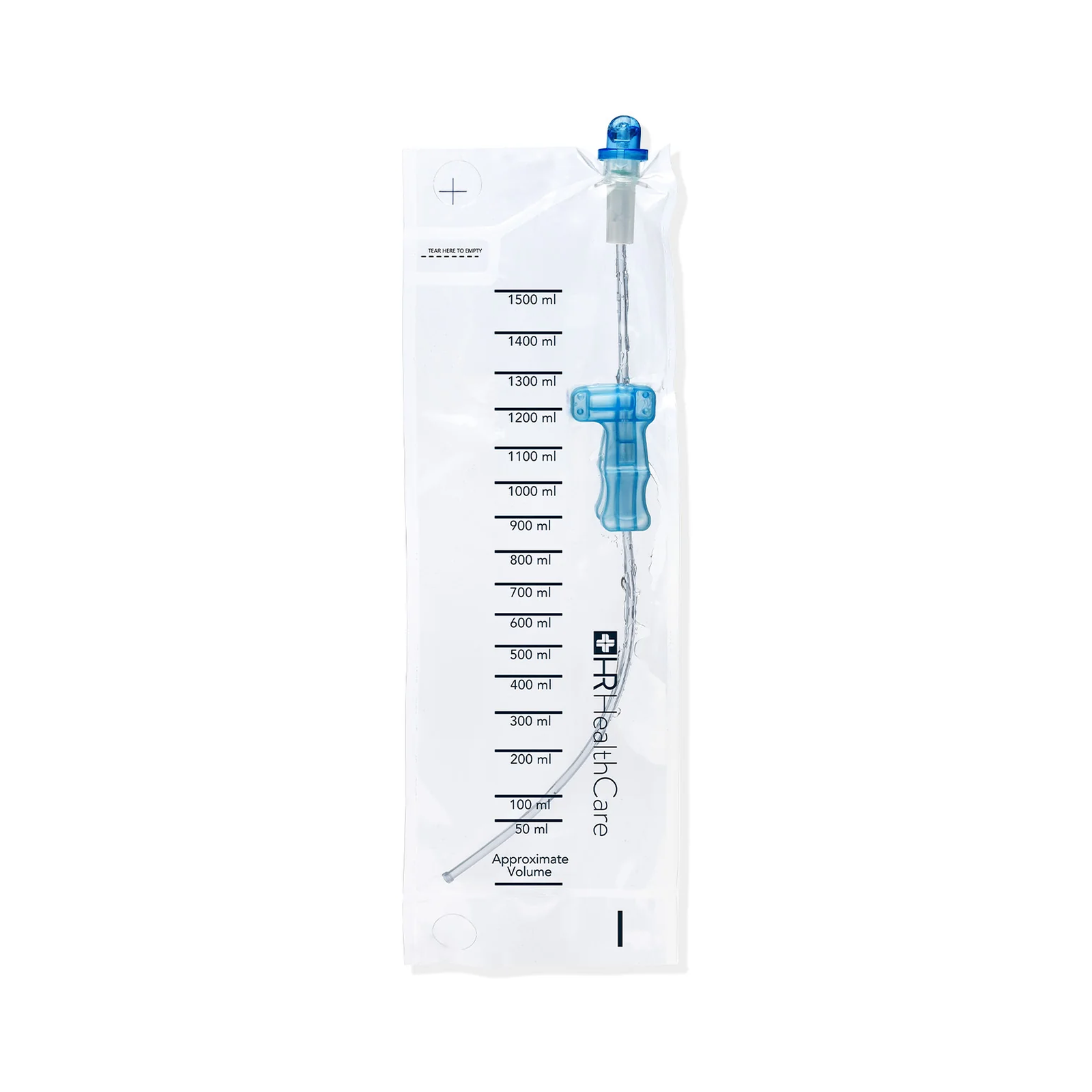 HR HealthCare EZ-Gripper® Closed System Intermittent Catheters - Straight Tip - Male (MT50112, MT50114) on a white background