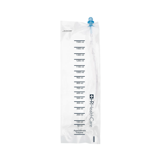HR HealthCare EZ-Protect® Closed System Intermittent Catheters, Straight Tip (MTG22112, MTG22114) on a white background