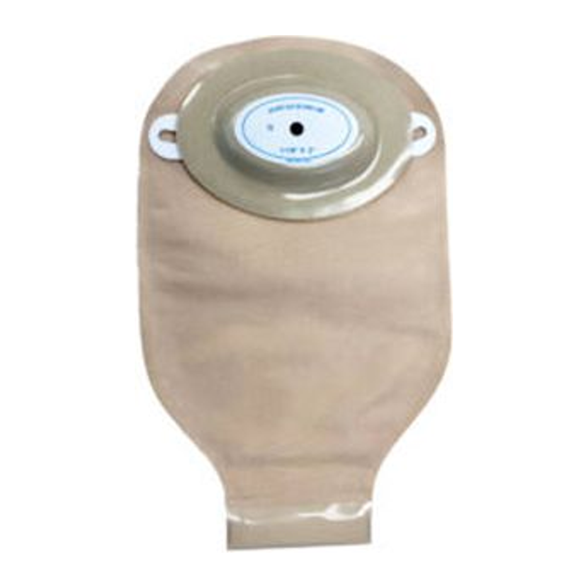 Nu-Hope Nu-Flex oval drainable pouch model 40-7544-DC on white