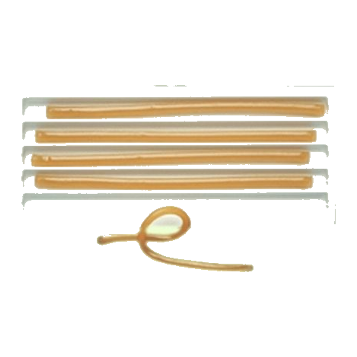 Nu-Hope standard ostomy barrier caulking strips, model 4068, quarter inch by 6 inches