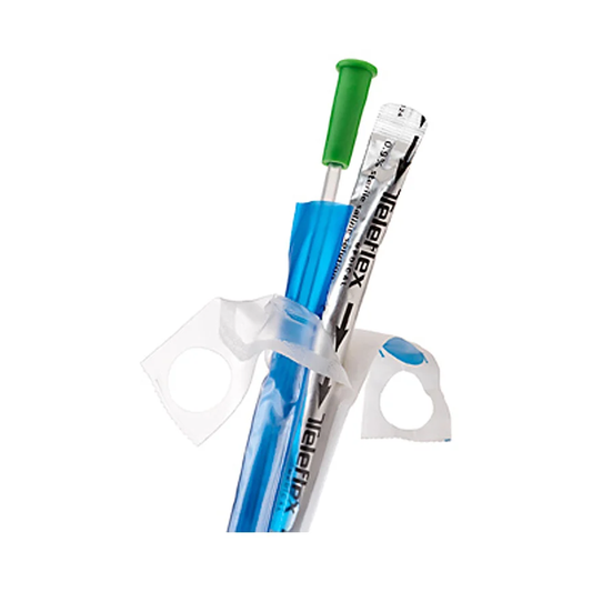 Teleflex-Rusch Rusch FloCath Quick™ Hydrophilic Straight Tip Intermittent Catheter - Male (RU220400060, RU220400060-BX) on a white background