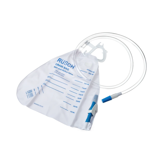 Teleflex-Rusch Teleflex-Rusch 2000 ml Drainage Bag with Anti-Reflux Valve (RU390060) on a white background