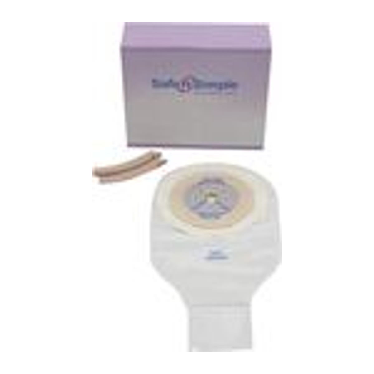 Safe n Simple one-piece drainable ostomy pouch representative image for SNS7018002 on white