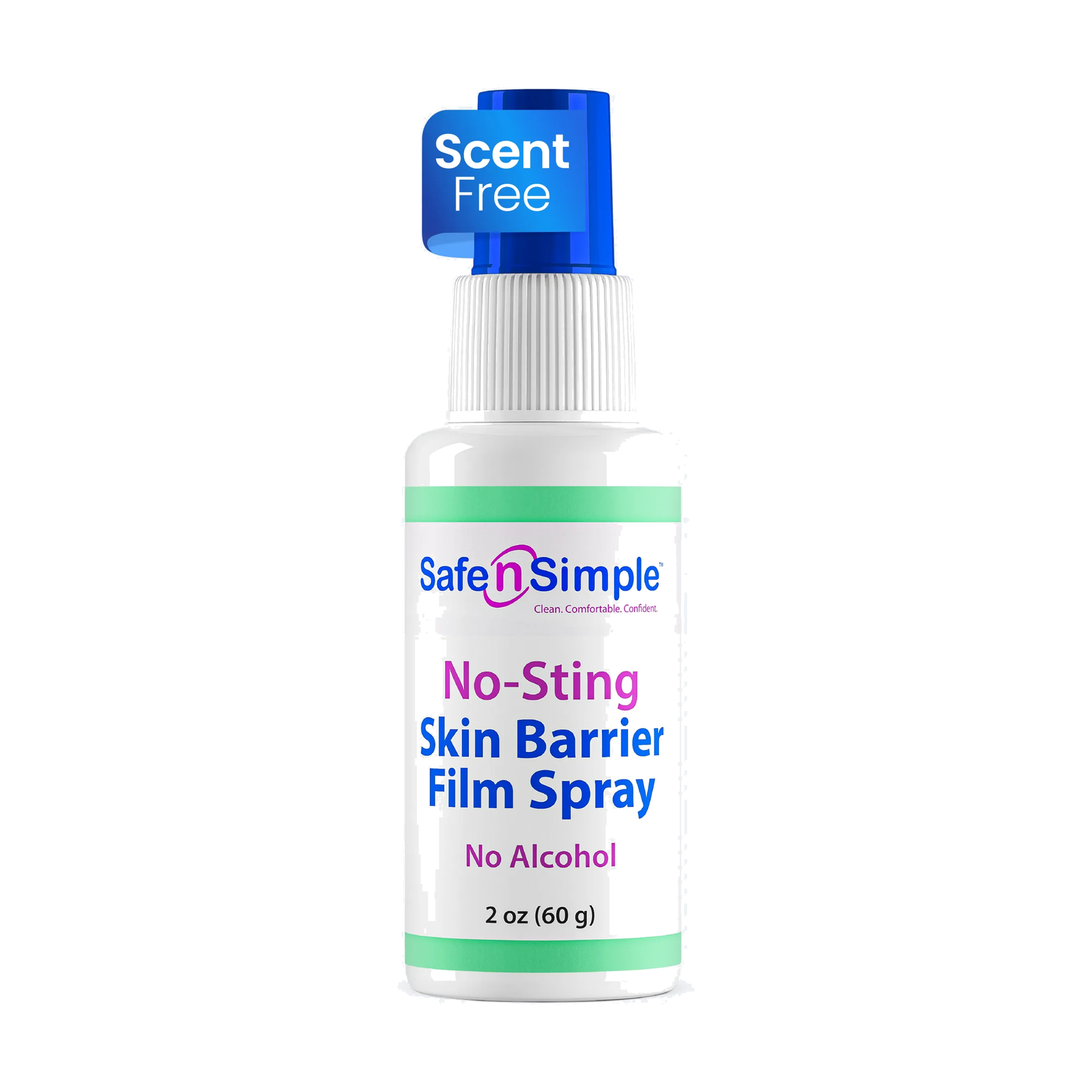 Safe-n-Simple No-Sting Skin Barrier Film Spray, 2 oz bottle
