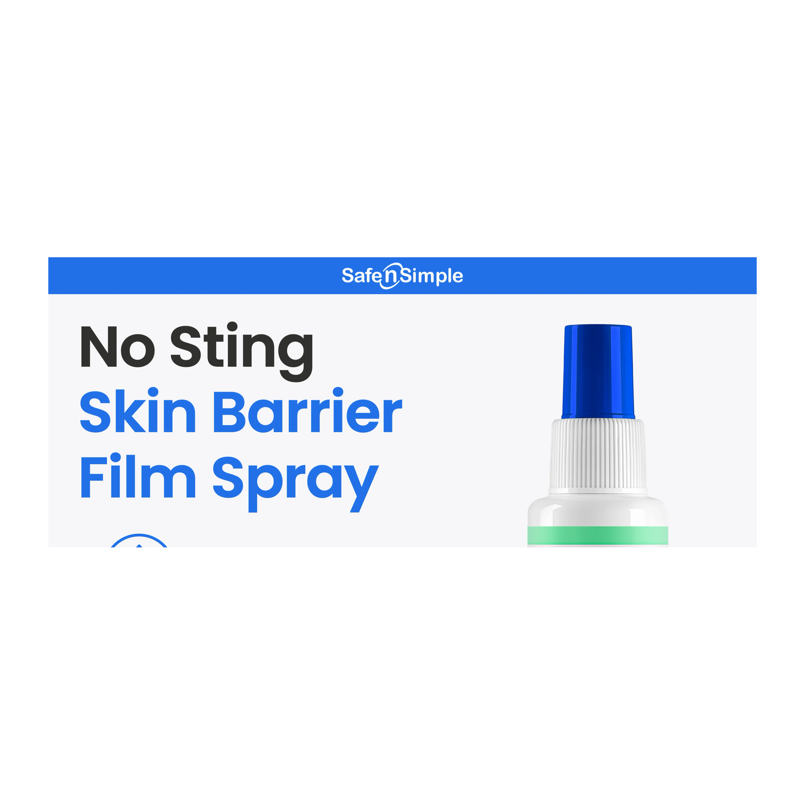 Safe-n-Simple No-Sting Skin Barrier Film Spray product features
