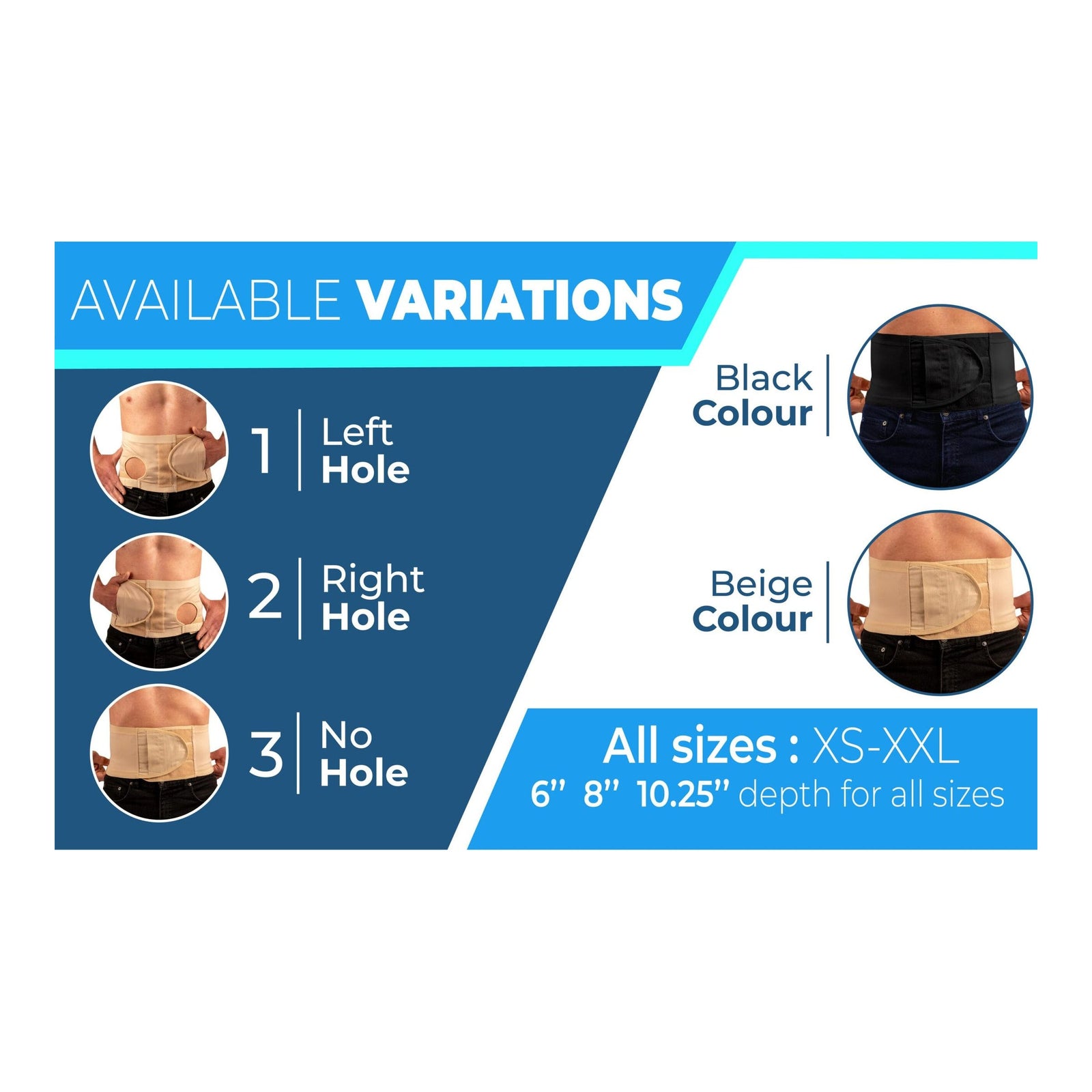 Safe-n-Simple Security belt available pouch-opening sides and colors