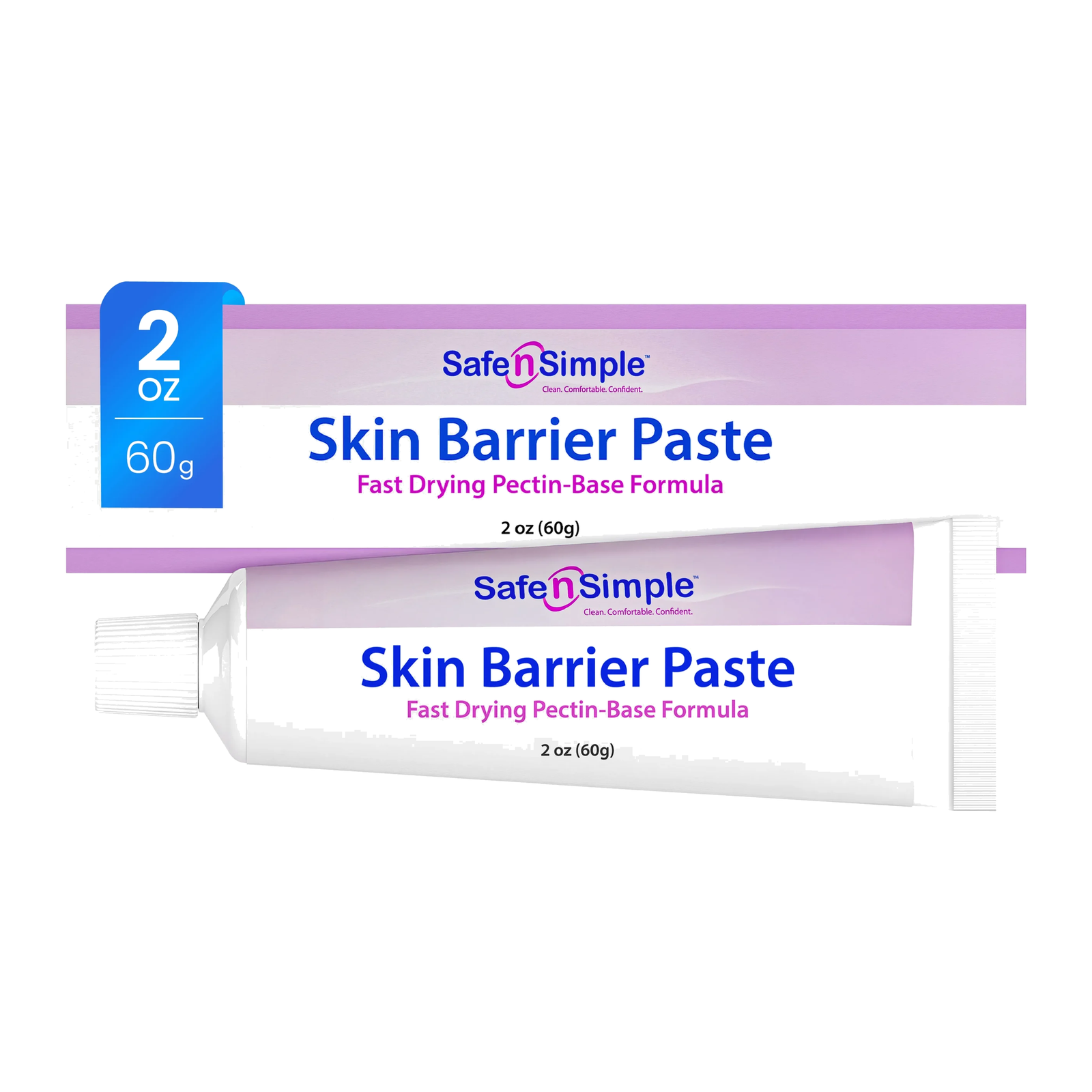 Safe-n-Simple Skin Barrier Paste, Fast Drying, 2 oz tube