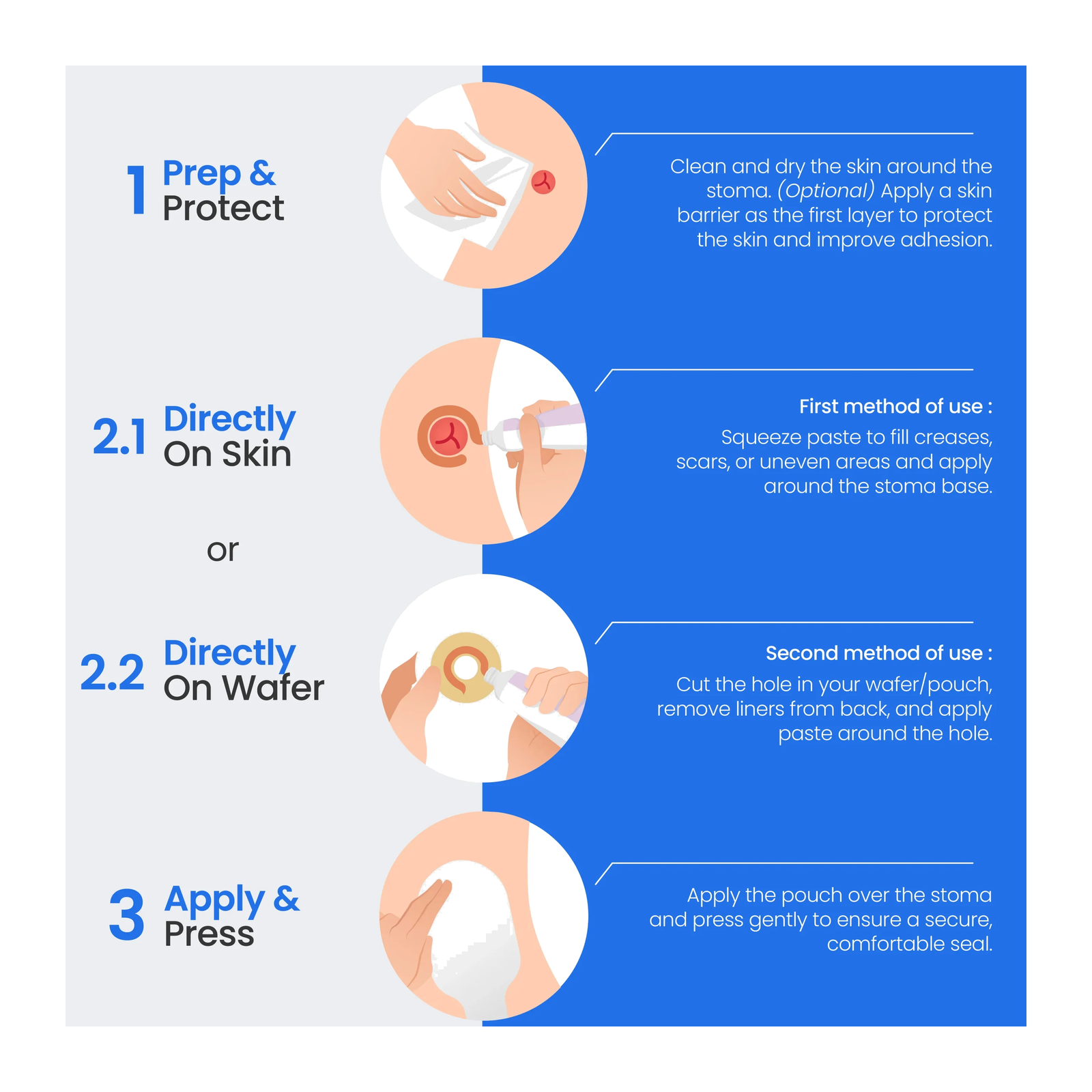 How to use Safe-n-Simple Skin Barrier Paste