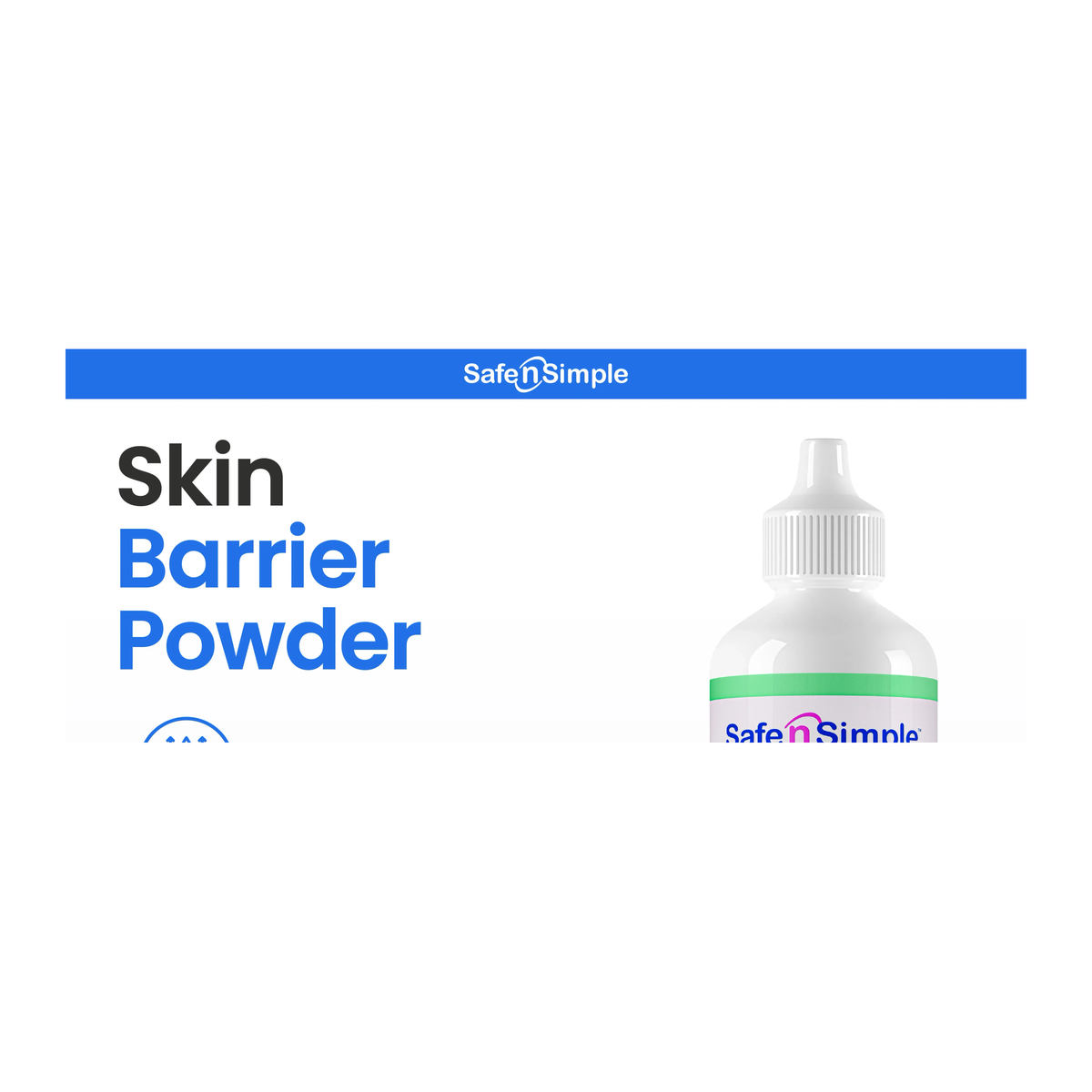Safe-n-Simple Skin Barrier Powder product overview
