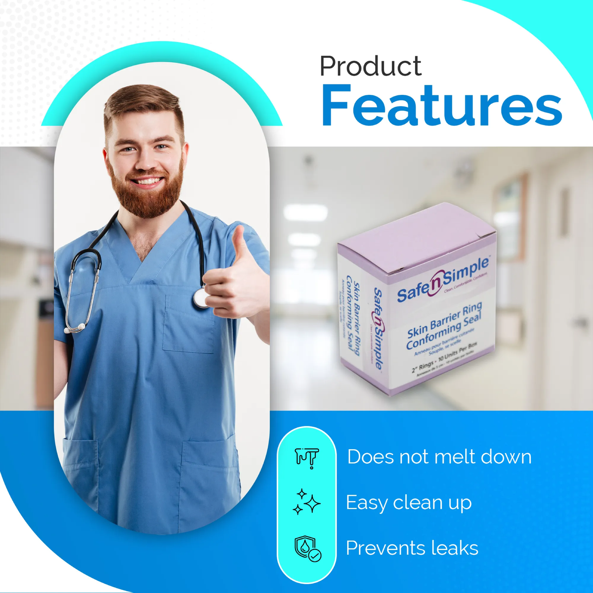 Safe-n-Simple skin barrier ring product features