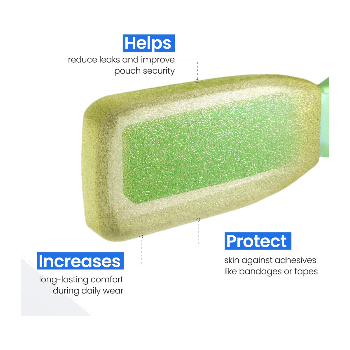 Safe-n-Simple Skin Barrier Film Wand applicator detail
