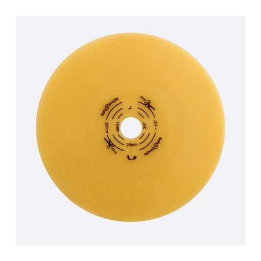 Safe-n-Simple flat standard-wear solid hydrocolloid wafer, 1-3/4 inch flange, cut-to-fit