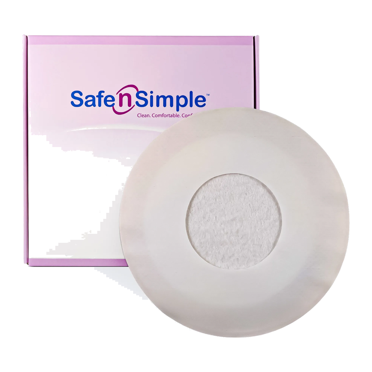 Safe-n-Simple Stoma Cap with acrylic tape collar