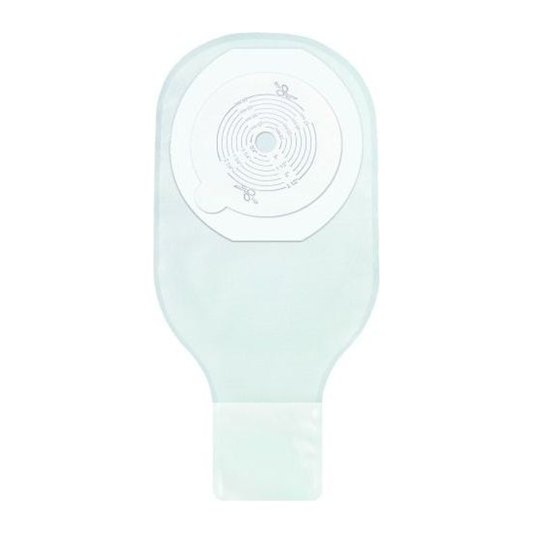 Securi-T SNS7600002 transparent one-piece drainable pouch, product view.