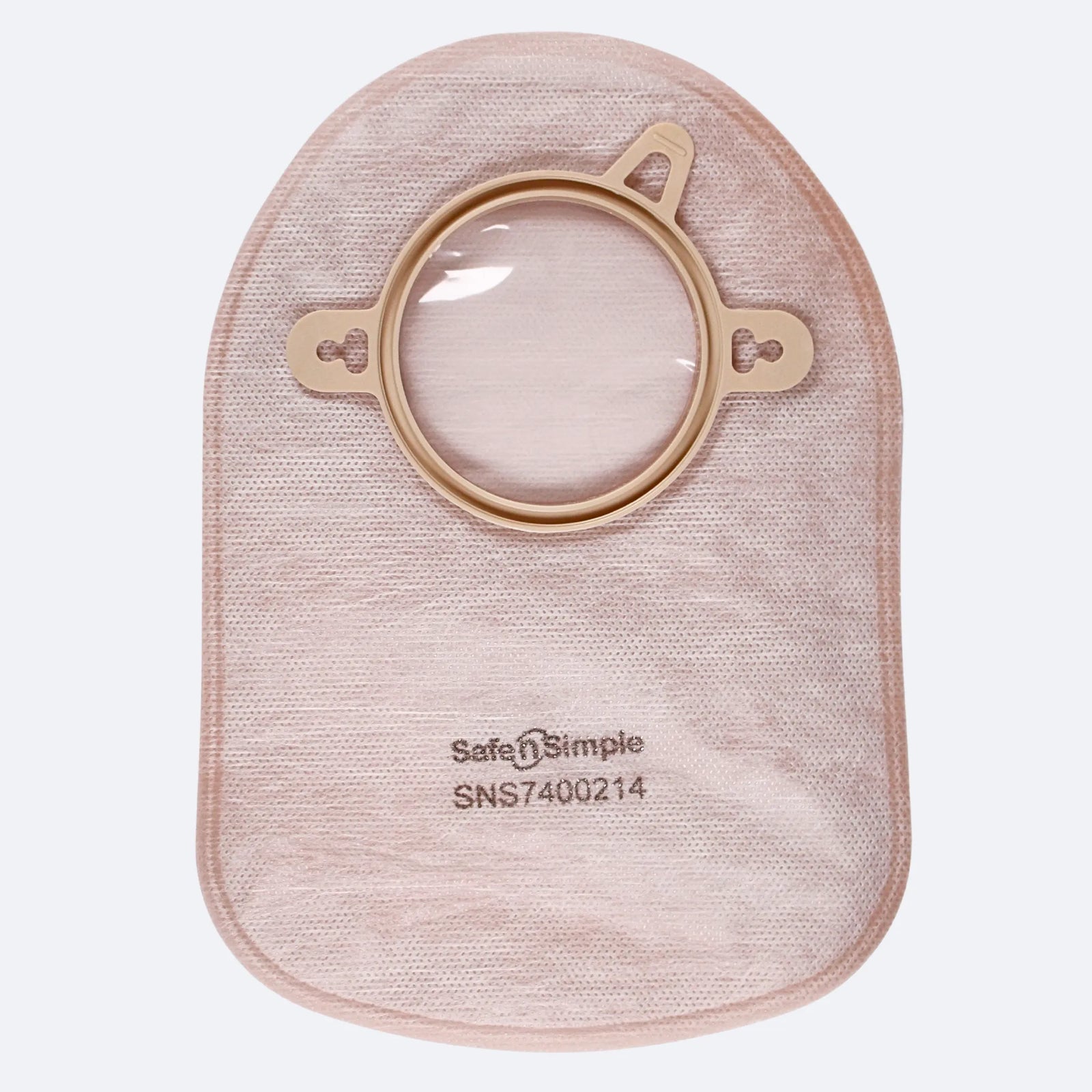 Safe-n-Simple Securi-T Two-Piece Closed Pouch – 8 Inch, Beige, No Filter. Exact SNS7400214 manufacturer product image.