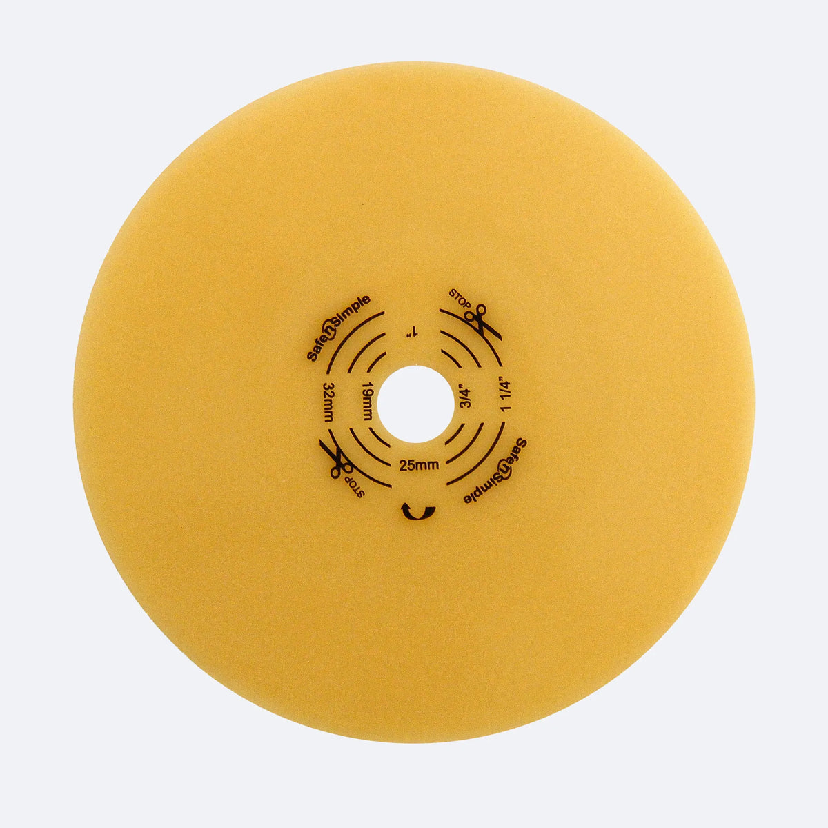 Safe-n-Simple Two-Piece Flat Standard Wear Solid Hydrocolloid Wafer – 1-3/4 Inch Flange. Exact SNS7404134NF manufacturer product image.