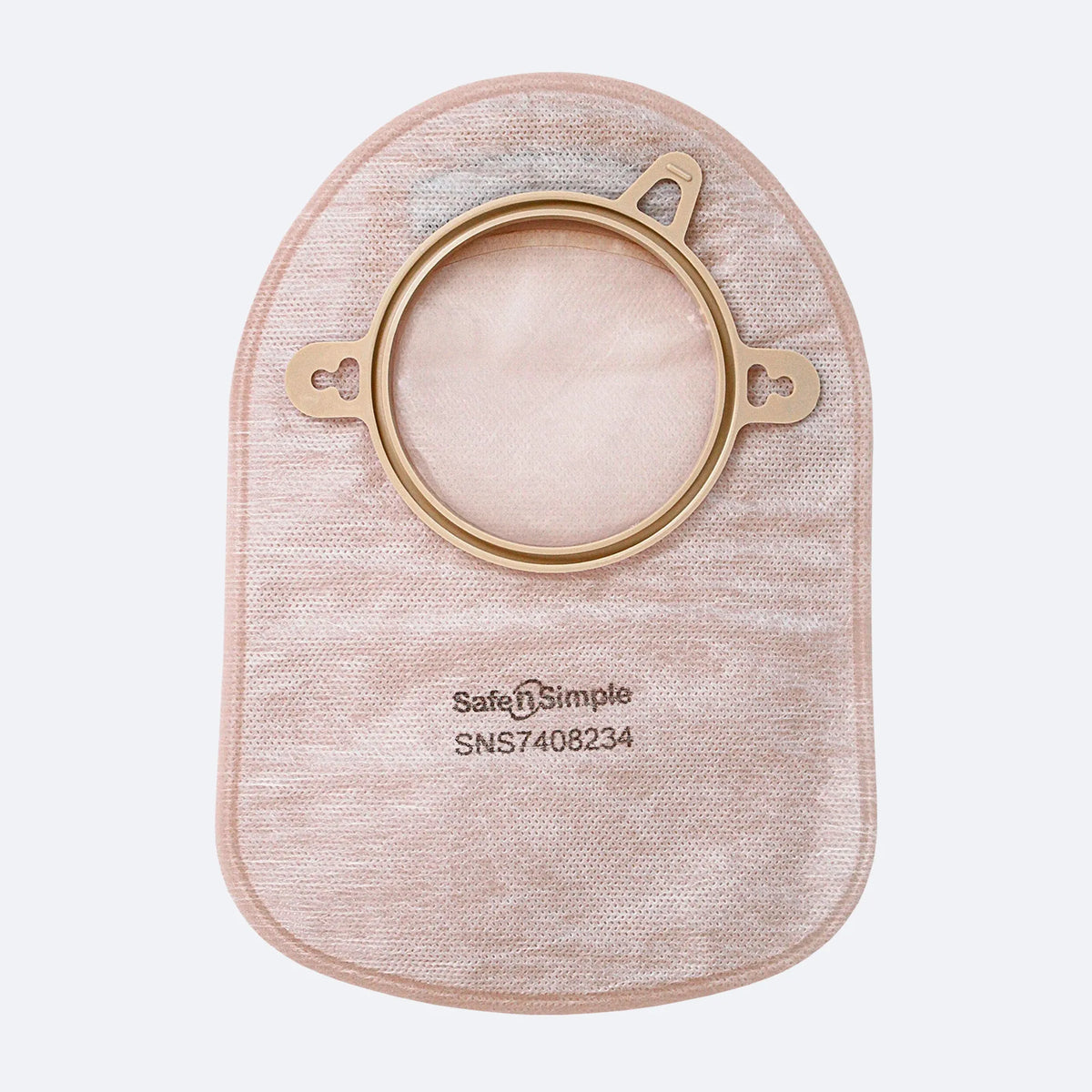 Safe-n-Simple Securi-T Two-Piece Closed Pouch – 8 Inch, Beige, Filter. Exact SNS7408234 manufacturer product image.