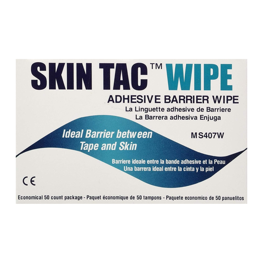 Torbot Skin Tac adhesive barrier wipes MS407W box of 50