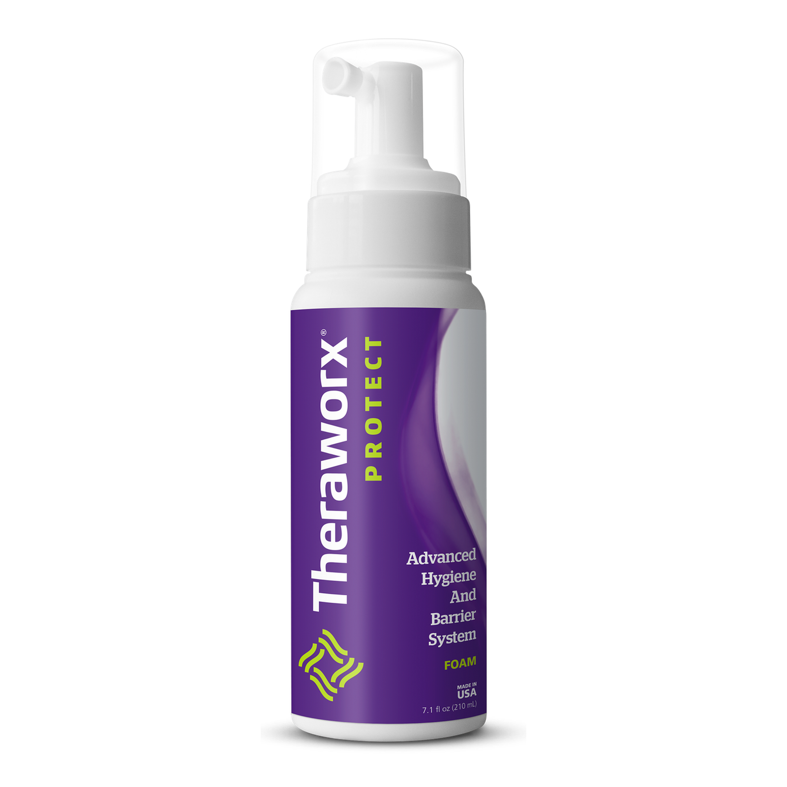 Theraworx Protect advanced hygiene and barrier system foam, HXC-08Z, 7.1 fl oz