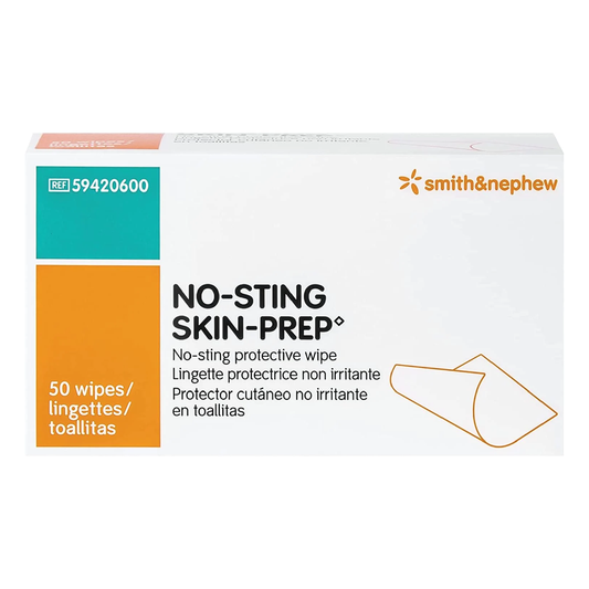Smith and Nephew Smith and Nephew No-Sting Skin-Prep Skin Protectant Wipes (UN59420600) on a white background
